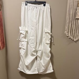 SHEIN White Cargo Pants